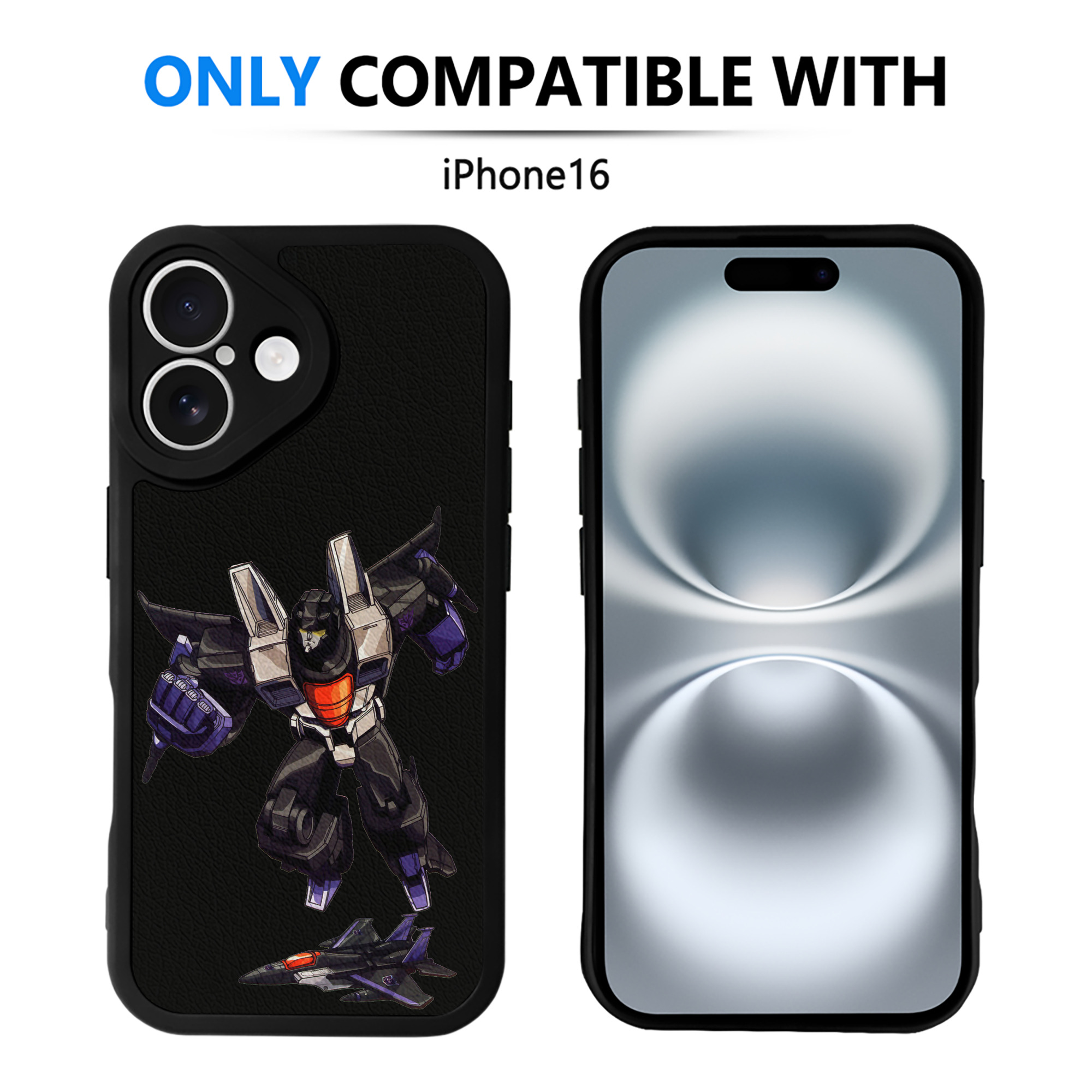 （画像用）  【iPhone 16シリーズ対応】シリコンスマホケース（レザー調） 材質：シリコン